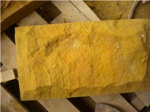 Yellow Sandstone Mushroom Wall Stone