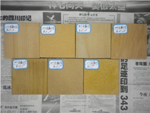 Yellow Sandstone Tiles, China Yellow Sandstone