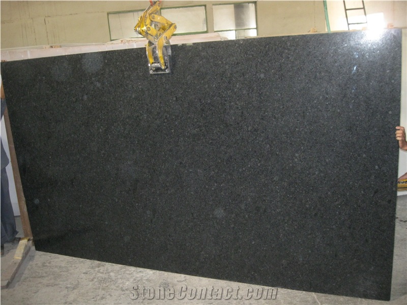 R-Black Granite India Black Granite Slabs & Tiles
