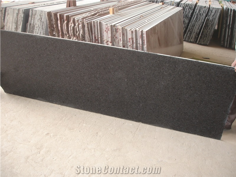 R-Black Granite India Black Granite Slabs & Tiles