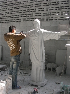 Our Lord, G603 Grey Granite Memorials Sculptures