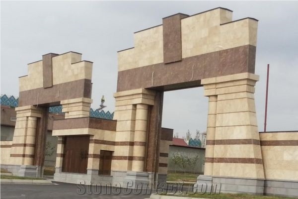 Armenia Beige Travertine Tiles