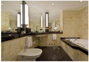 Jura Beige Limestone Bathroom Wall Tiles, Germany Beige Limestone