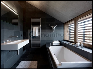Black Mustang Slate Bathroom Design