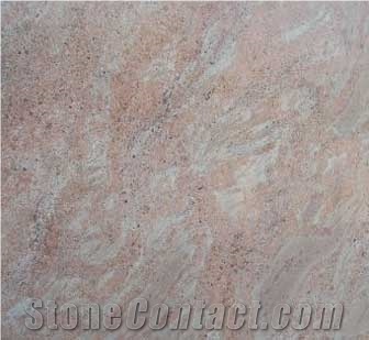 Vyra Gold Granite Slabs & Tiles, India Pink Granite