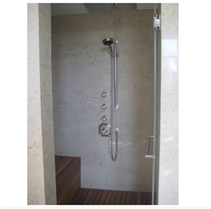 Brushed Drama a Marble Bathroom Wall Slabs & Tiles, Greece White Marble
