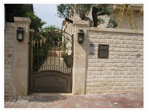 Jerusalem Royal Cream Limestone Facade, Walling