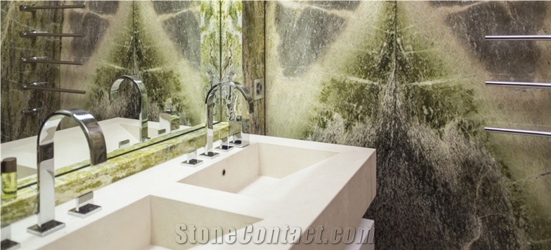 Irish Green Extra Marble Bathroom Wall Tiles