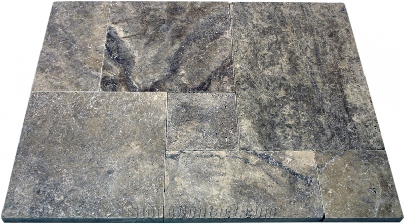 Silver Travertine Premium Honed and Filled Tile