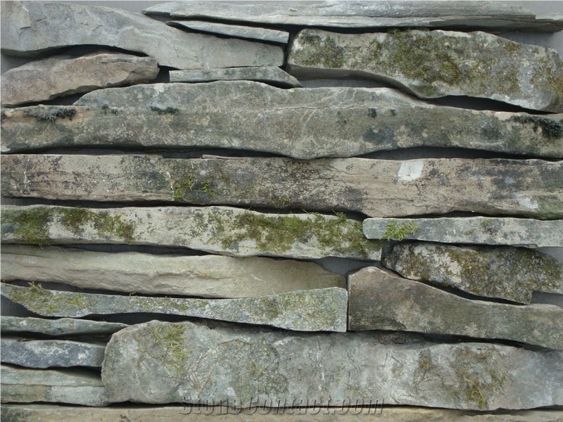 Ridgerock Natural Thin Rock Veneer, Grey Quartzite Veneers