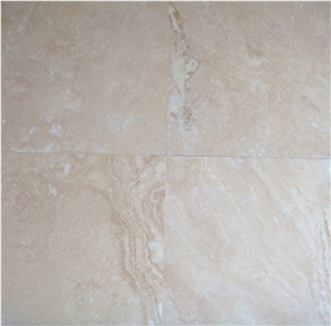 Ivory Wavy Travertine Honed and Filled Tile