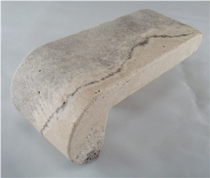 Tumbled Silver Travertine Remodel Edge Pool Copings
