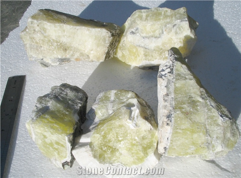 Rough Yellow Calcite, Calcite Stone Gemstone & Precious