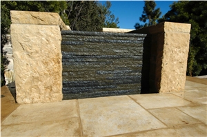 Malibu Bluestone Ledger Water Features, Grey Blue Stone Water Features