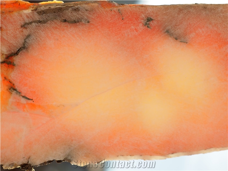 Translucent Peach Alabaster Blocks, Utah Alabaster Blocks