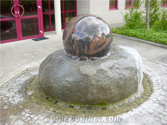 Garden Granite Ball Fountain,Garden Water Feature