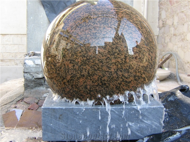 Chinese Style Outdoor Rolling Marble Floating Balls Water Fountain For Sale Mokk 179 You Fine Sculpture