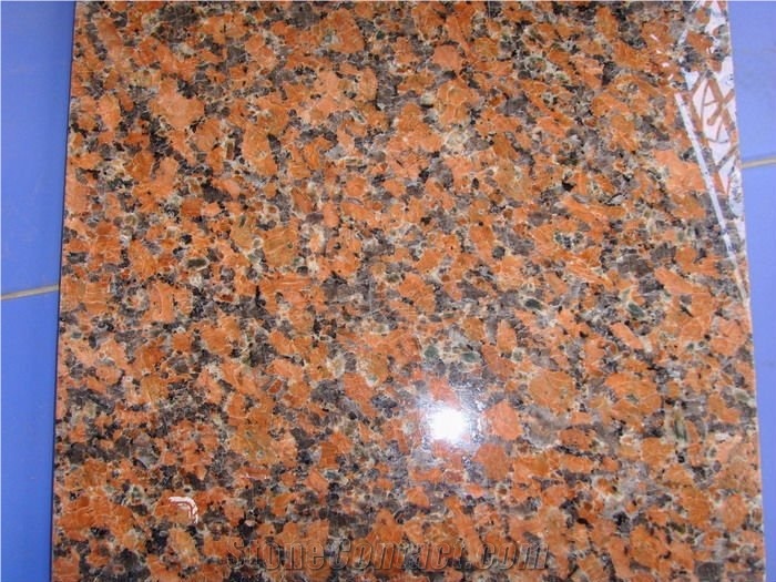 Maple Red Granite, G562 Granite Tiles