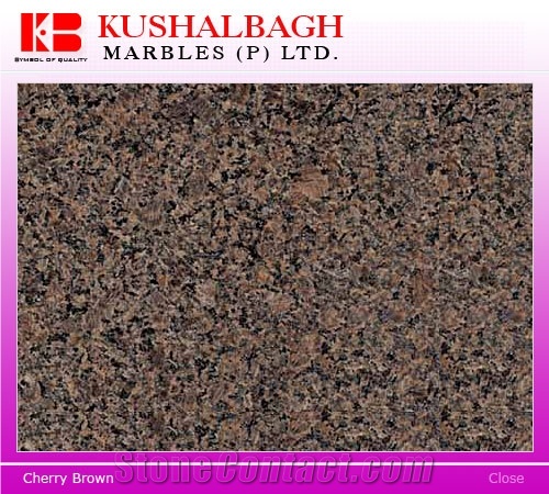 Cherry Brown Granite Slabs & Tiles