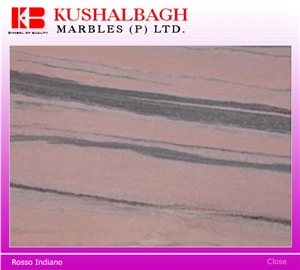 Rosso Indiano Pink Marble Slabs & Tiles