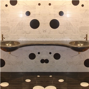 Bardiglio Carrara Marble Bathroom Wall