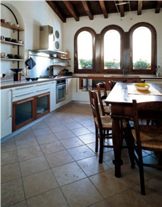 Rosa Perlino Marble Kitchen Floor Tiles