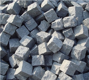 Grey Granite Cube Stone, Grey Granite Cubes