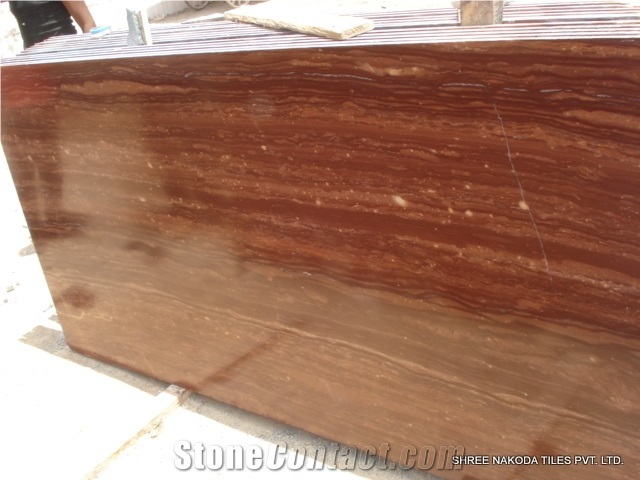 Redfire Marble Slabs & Tiles, India Red Marble