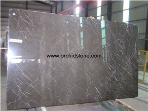 Polished Femos Grey Marble Slab, China Grey Marble