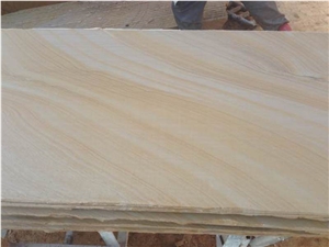 Yellow Wood Vein Sandstone Tiles