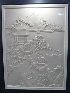 3d Artistic Natural Limestone Relief Walling Panels
