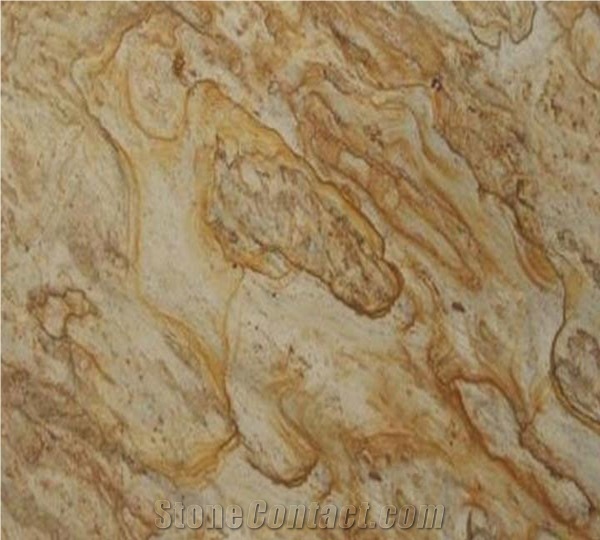 Apollo Storm Granite Slab, India Yellow Granite
