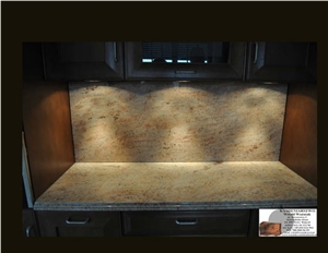 Sivakasi Gold Granite Kitchen Countertop