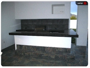Brazil Golden Fantasy Granite Kitchen Countertop