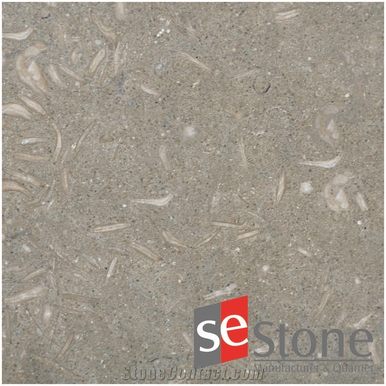 Blue Grey Limestone Slabs & Tiles, Seagrass Grey Limestone