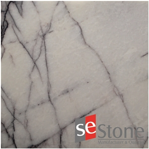 Lilac Marble Slabs & Tiles, Turkey White Marble