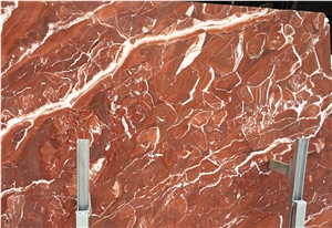 Rosso Carpazi Marble Tile & Slab, Red Marble