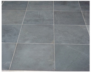 Belgian Blue Stone Sand-Blasted and Sawn Cut Paver Tiles