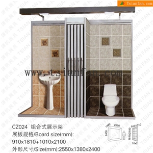 Cz024 Tile Display Racks,Ceramic Tile Rack,Ceramic Stand Display,Display System