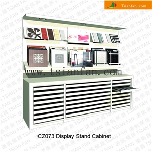 Cz073 Ceramic Display Cabinet,Tile Showing Cabinet, Ceramic Tiles Rack Display