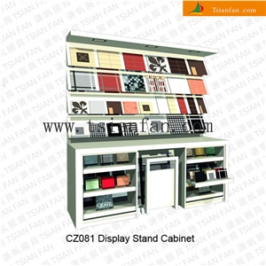 Cz081 Ceramic Tile Displays, Ceramic Display System, Stone Display System
