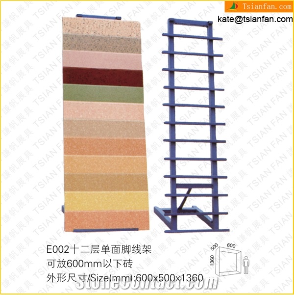 E002 Wall Tiles Display Stand by Steel