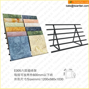 E005 Showroom Metal Mosaic Tiles Display Shelf