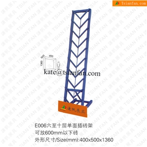 E006 Single Face Stone Ceramics Tile Display Rack