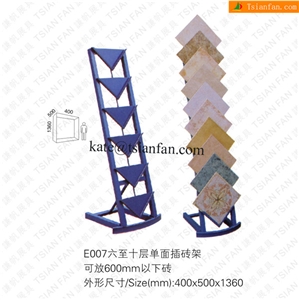 E007 Tile and Wood Flooring Display Rack Design Products
