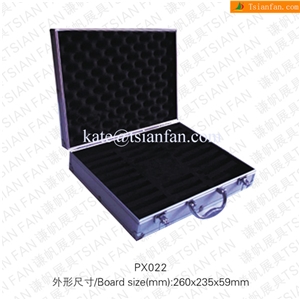 Px022 Tsianfan Portable Aluminum Suitcase to Show Stone on Fair