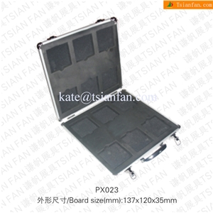 Px023 Tsianfan Portable Aluminum Suitcase to Show Stone on Fair