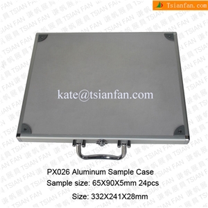 Px026 Aluminium Sample Suitcase for Stone and Tiles Samples