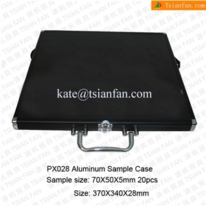 Px028 High Quality Aluminum Suitcase to Show Stone on Fair