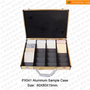 Px041 Xiamen Stone Suitcase Of Small Stone Tiles Sample